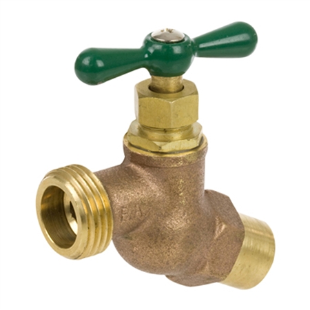 Brass No Kink Hose Bibb - Sweat