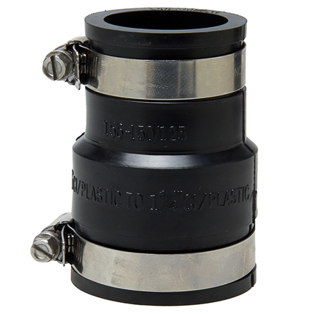 Flex Couplings - Reducer - Black Neoprene